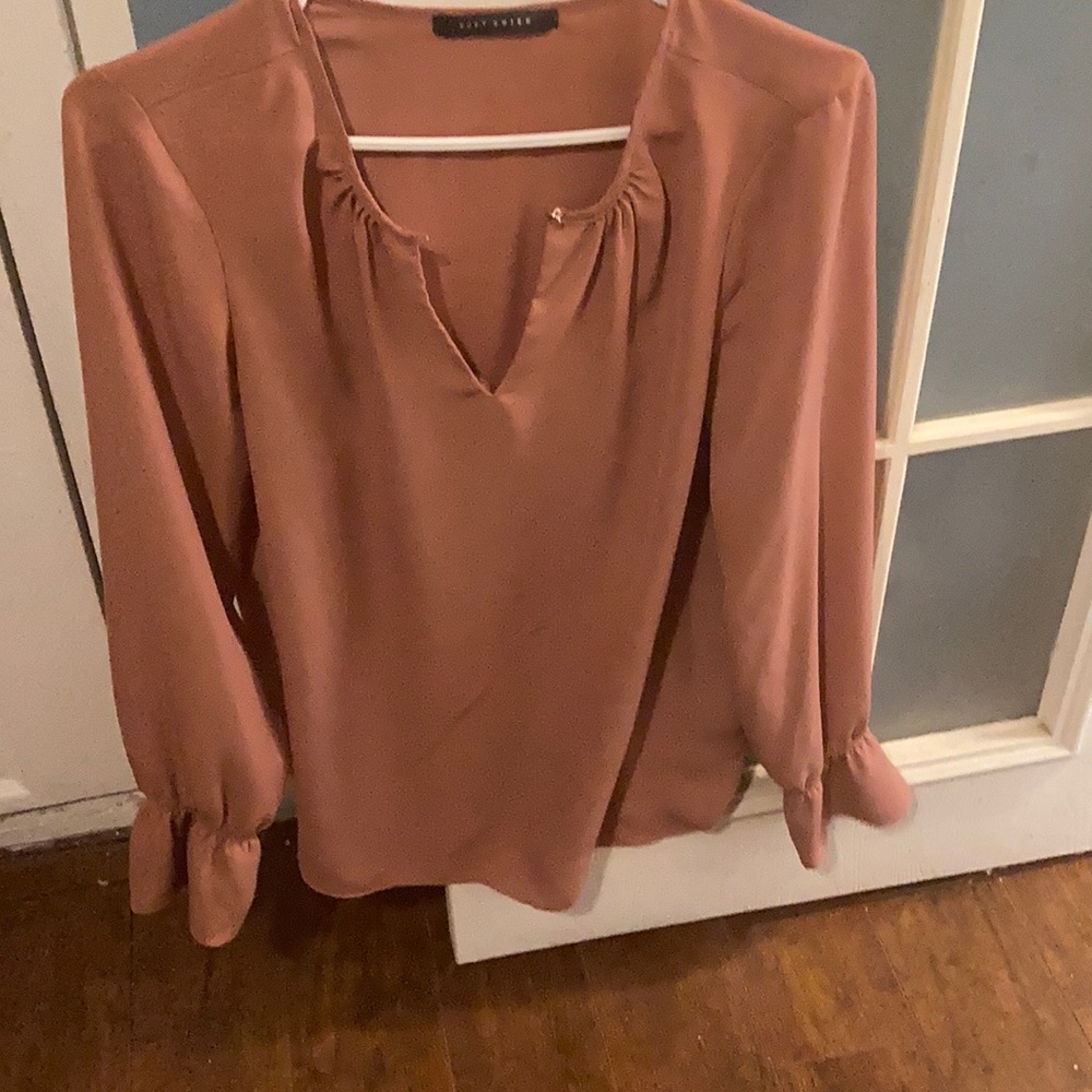 Pink peasant blouse - Picture 2 of 2